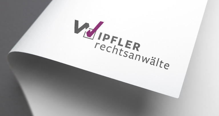 Kanzleilogo für Wipfler Rechtsanwälte | Marke & Logo Referenzen